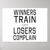 Gewinnerausbildung, Verlierer Beschwerde Poster (Vorne)