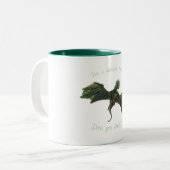 Gewinnerdrache Zweifarbige Tasse (Vorderseite Links)