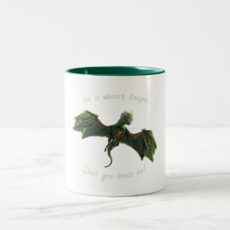 Gewinnerdrache Zweifarbige Tasse