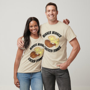 Gewinnerin Chicken Dinner Frittierte HühnerWaffeln T-Shirt