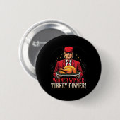Gewinnerin Funny Sieger Türkei Dinner Trump Pjs Da Button (Vorne & Hinten)