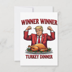 Gewinnerin Türkei Dinner Trump Erntedank Dankeskarte