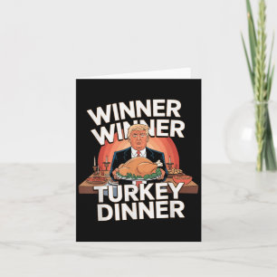 Gewinnerin Türkei Dinner Trump Erntedank Karte
