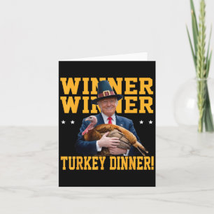 Gewinnerin Türkei Dinner Trump Erntedank Karte