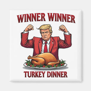 Gewinnerin Türkei Dinner Trump Erntedank Magnet