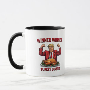 Gewinnerin Türkei Dinner Trump Erntedank Tasse