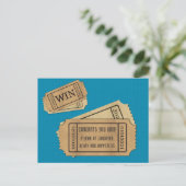 Gewinnkarte für 2021 feiertagspostkarte (Stehend Vorderseite)