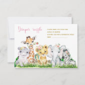 Gewinnkarten für Safari-Windeln (Vorderseite)