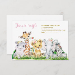 Gewinnkarten für Safari-Windeln