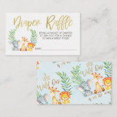 Gewinnlose Safari-Eintrittskarte einfügen Begleitkarte (Vorne/Hinten)