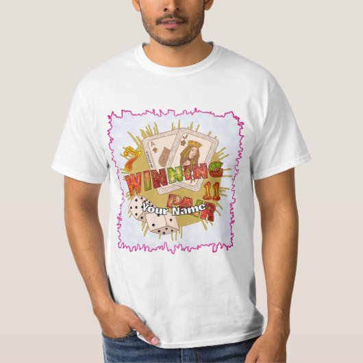 Gewinnpaar-Poker T-Shirt (Vorderseite)