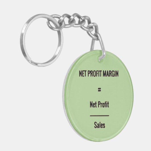 "Gewinnspanne" Schlüsselanhänger (Vorderseite links)