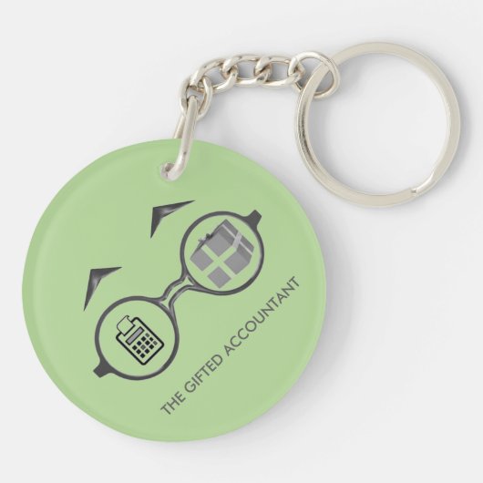 "Gewinnspanne" Schlüsselanhänger (Rückseite)