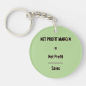 "Gewinnspanne" Schlüsselanhänger (Vorderseite)