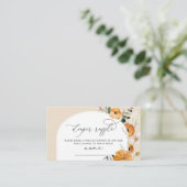 Gewinnspiel für Floralfallen Begleitkarte (Stehend Vorderseite)