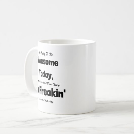 Gewinnt' Phantastisch: Der Champion von gestern Kaffeetasse (Vorderseite Links)