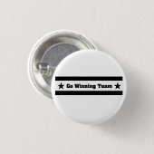 Gewinnteam Lustiges Sportdesign – Spieltag Button (Vorne & Hinten)