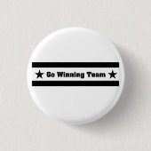 Gewinnteam Lustiges Sportdesign – Spieltag Button (Vorderseite)