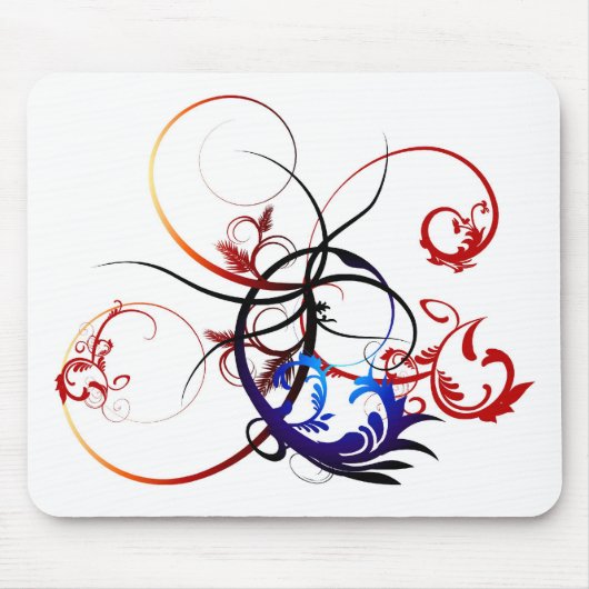 Gewirbelt Mousepad (Vorne)