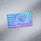 Gewirbelte Herzen Magnetische Visitenkarte (Beispiel)