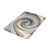 Gewirbelte Wolken...... Badematte (Schrägansicht)