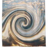 Gewirbelte Wolken...... Duschvorhang (Vorderseite)