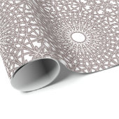 Gewirktes Spitze-Packpapier - Stahlgrau Geschenkpapier (Rolleneckpunkt)