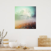 Gewiss, Gutes und Gnade werden dir folgen Poster (Küche)