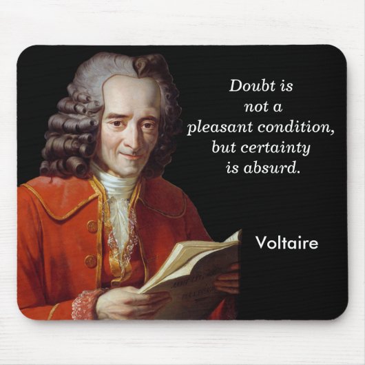 Gewiss ist absurd - Mousepad (Vorne)