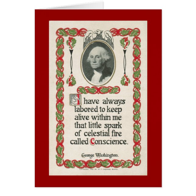 Gewissenhaftigkeit durch George Washington (Vorne)