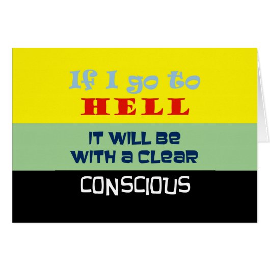 Gewissenhölle ~ Karte (Vorderseite (Horizontal))