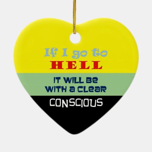 Gewissenhölle - Zierdekoration (2 Seiten) Keramikornament (Hinten)