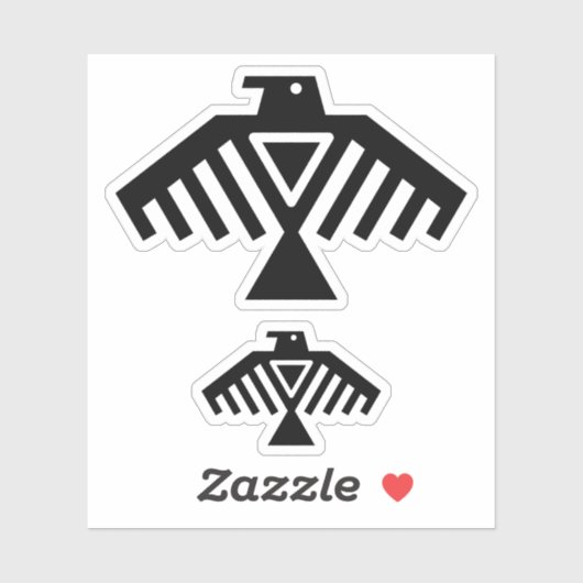 Gewitter Aufkleber (Blatt)