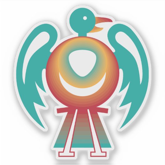 Gewitter Aufkleber (Vorderseite)