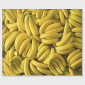 Gewitter, Bananen, Obst, kundenspezifisch Geschenkpapier (Flach)