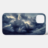 Gewitter-Blitz Case-Mate iPhone Hülle (Rückseite (Horizontal))