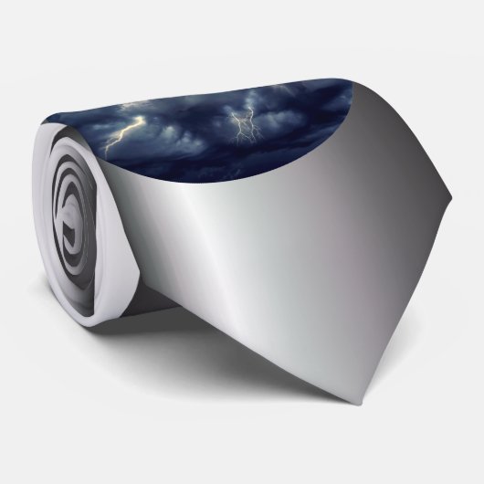 Gewitter-Blitz Krawatte (Gerollt)