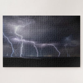 Gewitter-Blitzschlag Nacht, 1014 Stück Puzzle