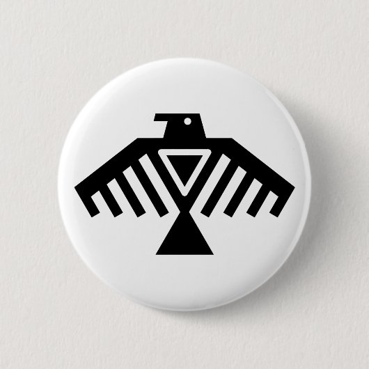 Gewitter Button (Vorderseite)