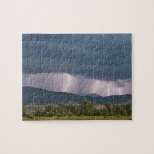 Gewitter erzeugte Blitze im Jocko Puzzle