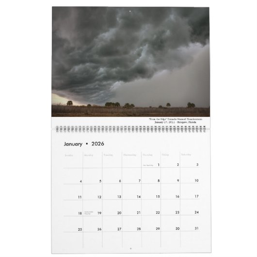 Gewitter-Fotografie-Kalender Kalender (Jan 2026)