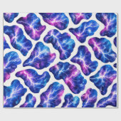 Gewitter-Galaxie-Muster Geschenkpapier (Flach)