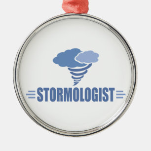 Gewitter I Liebe Sturm Silbernes Ornament