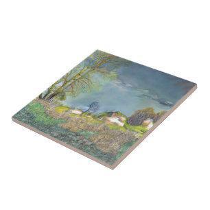 Gewitter im Frühjahr Fliese