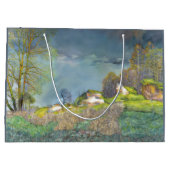 Gewitter im Frühjahr Große Geschenktüte (Rückseite)