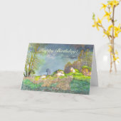 Gewitter im Frühjahr Karte (Gelbe Blume)