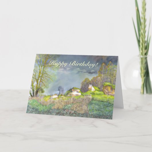 Gewitter im Frühjahr Karte (Vorderseite)