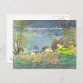 Gewitter im Frühjahr Postkarte (Vorne/Hinten)