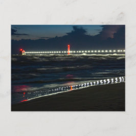 Gewitter im Grand Haven Staat Park Postkarte