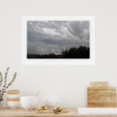 Gewitter in den Marken Poster (Küche)